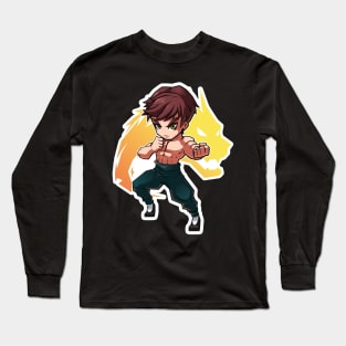 Chibi Fei Long SF4 Long Sleeve T-Shirt